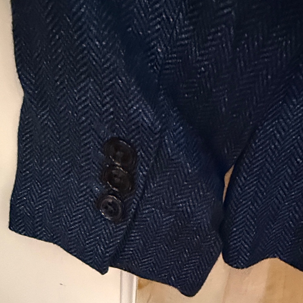 Massimo Dutti Navy Linen Blazer - 38 (Size 6) - Picture 7 of 10